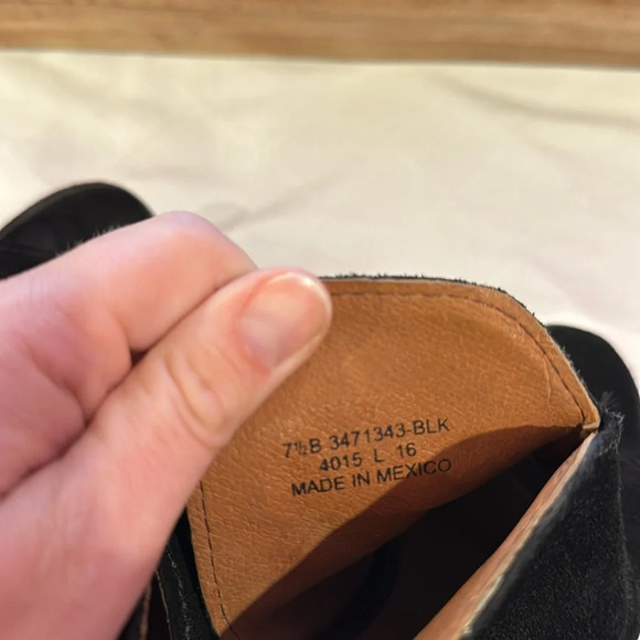 FRYE Courtney Sling Back Peep Toe Shootie Bootie boot heeled heels shoes 7.5 EUC - Picture 10 of 10